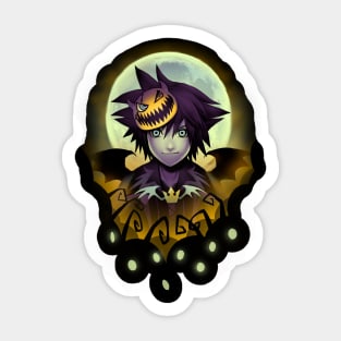 Halloween Town - Kingdom Hearts Sora Costume - Video Game Sticker